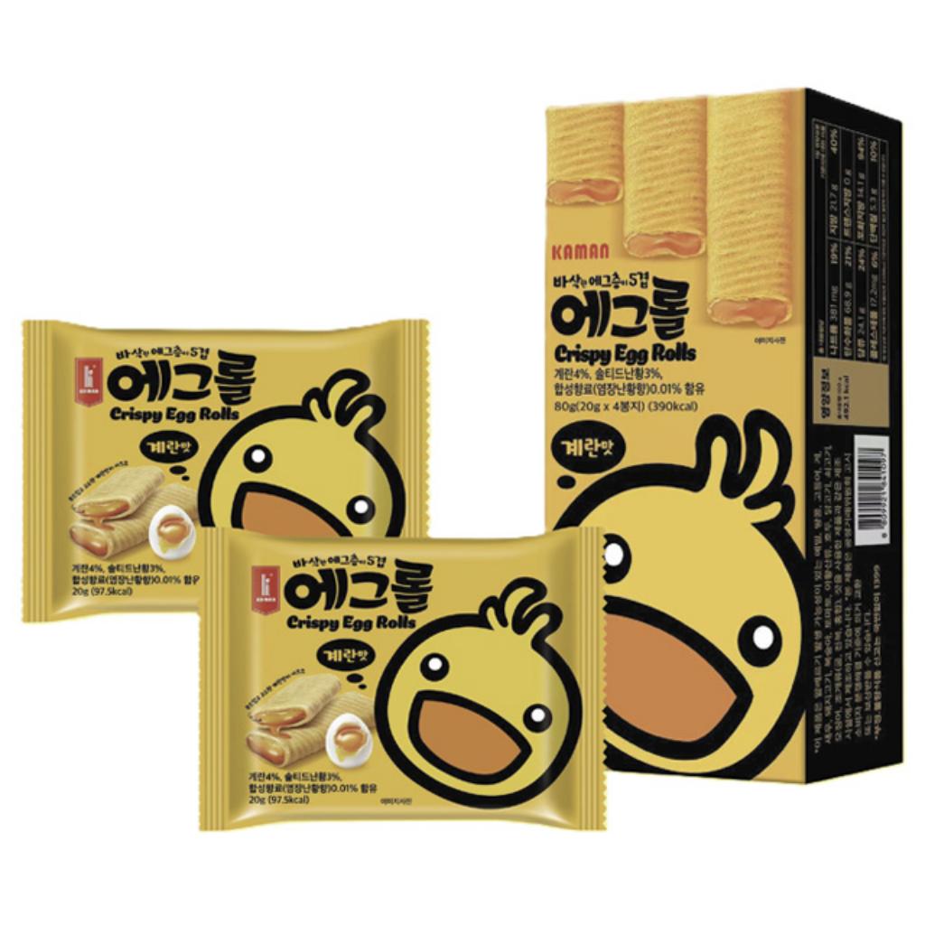 [KAMAN] Crispy 5-Layered Egg Roll (Egg or Cheese) Egg(4Pcs)