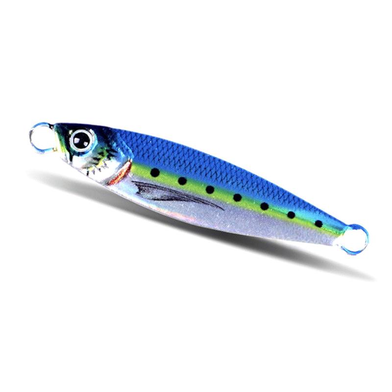 1Pcs7G10G15G Small Lead Fish 3D Printed Bait, Fishing Gear Bait, Metal Marine Biomimetic Bait