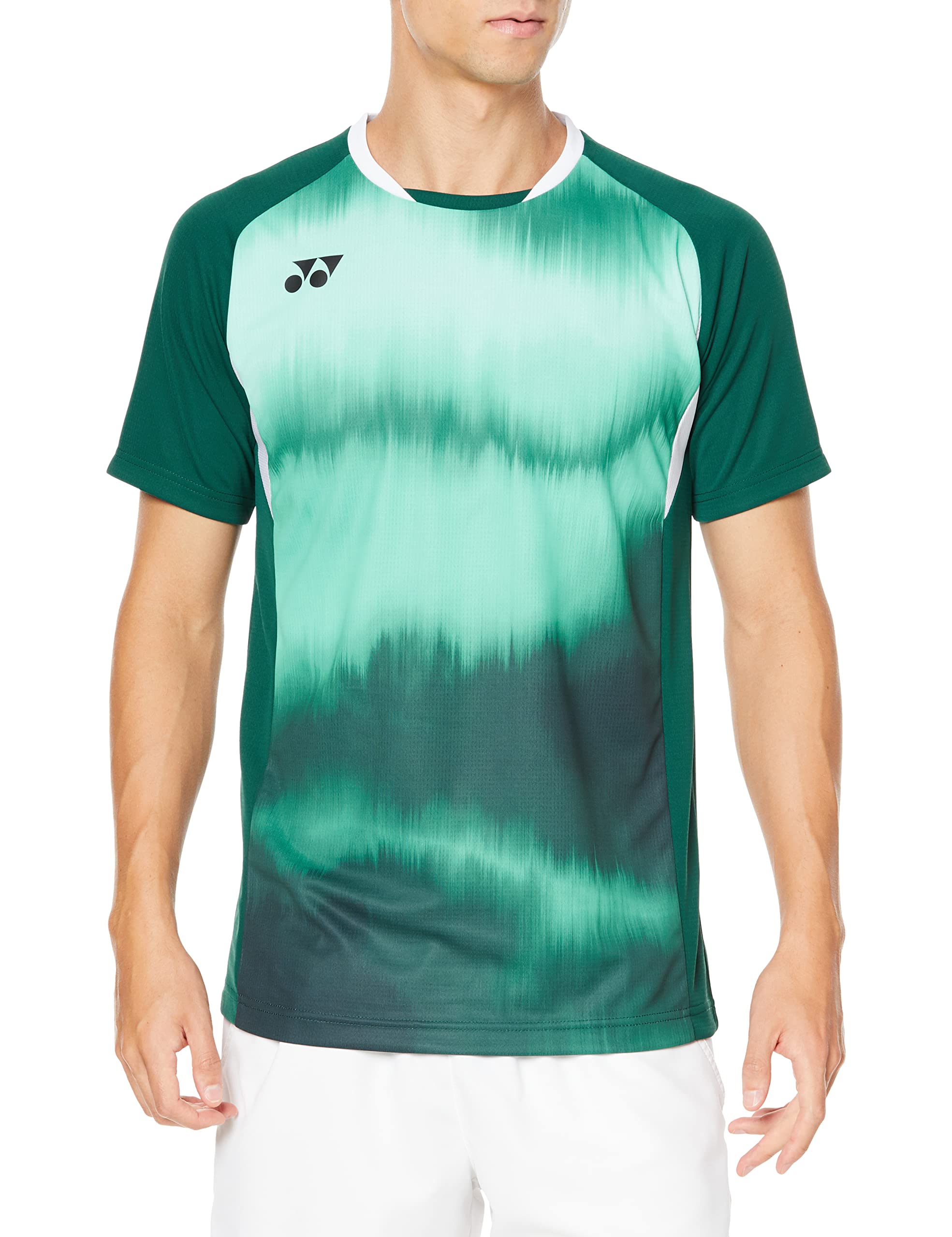 

Short Sleeve Shirt Game Shirt Teal Green SS [Yonex] (Fit Style) Men s (544)