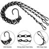 1pc 40cm Garden Basket Hanging Metal Chains Flower Planter Pots Holder  3/4  Point Plant Hanger Home Garden Tools