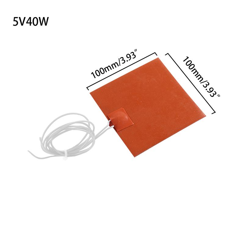 5V 12V 24V 220V Cuscinetti Riscaldanti in Silicone Riscaldatore Universale per Motore Tappetino Riscaldante per Coppa Olio Auto Piastra Riscaldante per Letto Caldo Accessori Riscaldanti