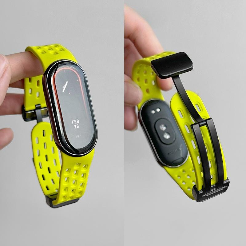 Soft Silicone Strap for Xiaomi Mi Band 11 Correa Bracelet Wrist Miband 10 Sport Waterproof Replacement Strap for Xiaomi Band 9/8