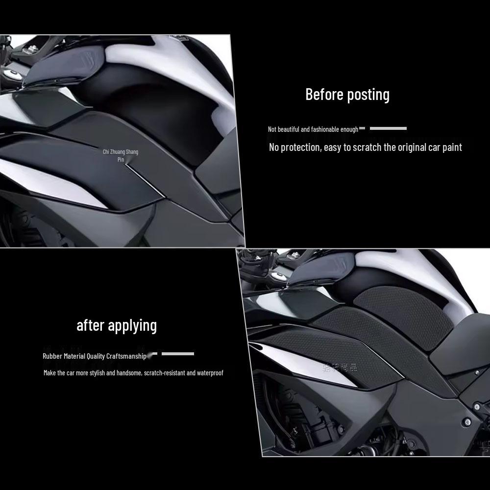 Waterproof Scratch-Resistant Fuel Tank Sticker for Kawasaki Ninja 1000SX/1100SX SE Motorcycles