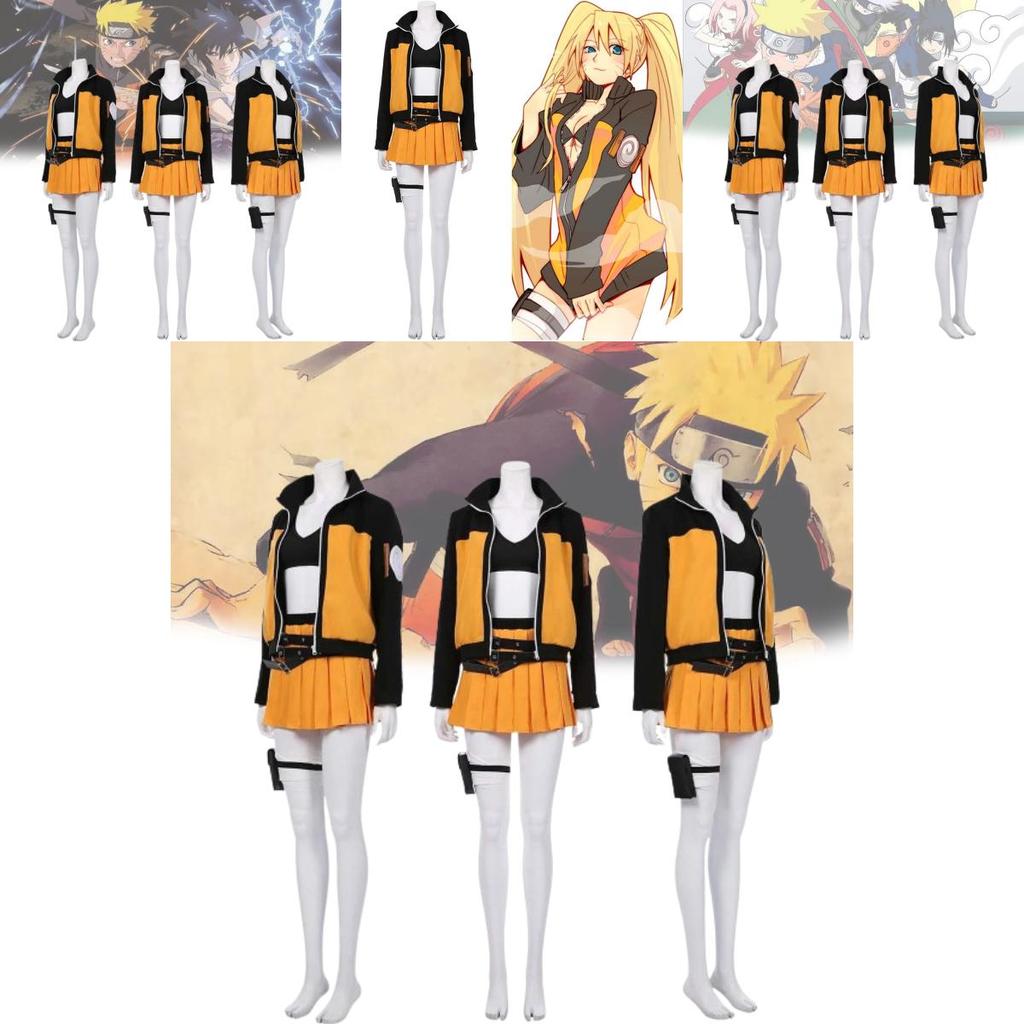 Stylish Shippuden Female Cosplay Costume Anime Themed Polyester Outfit