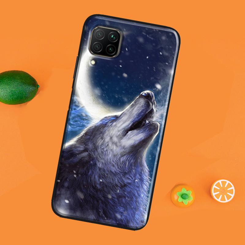 

Чехол Moon Roaring Wolf для Honor 50 8X 9X 10i для Huawei Nova 5T P Smart 2021 P20 P30 P40 Lite Pro Honor 50 Lite