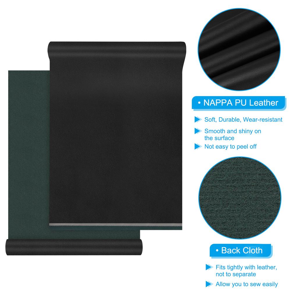 138x50cm Book Binding Cloth Soft Colored Faux PU Leather Sheets Repair Fabric Patch for Craft Book Covers DIY Repairing Sewing