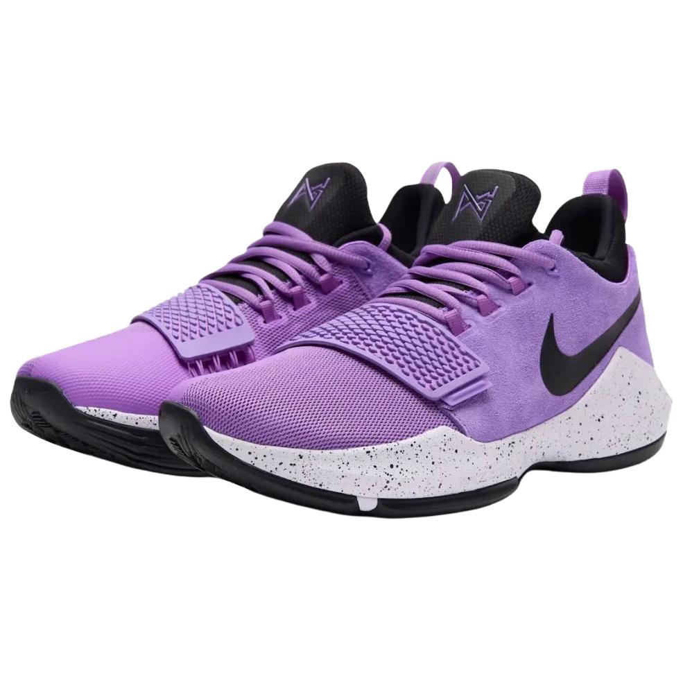 Nike Seite 1 Bequeme Passform Basketballschuhe Herren Sneaker Helles Lila Schwarz IV2869-500