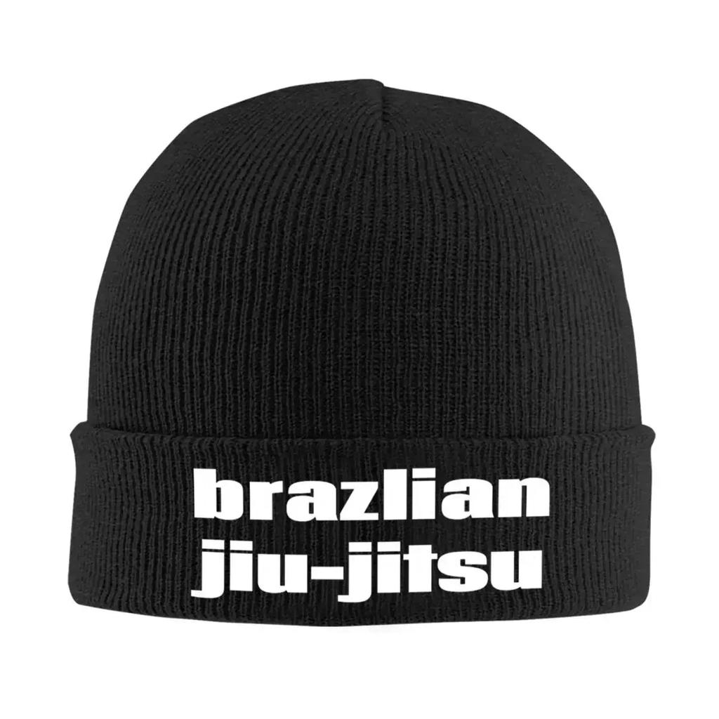Brazilian Jiu-Jitsu BJJ - Gift For Martial Arts Lovers Warm Knitted Cap Bonnet Hat Autumn Winter Outdoor Beanies Hats Unisex Women