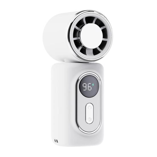 

Portable Clip-on Fan Handheld Mini Fan USB Rechargeable Ice Cooling Personal Fan for Outdoor Office Travel Summer Cooling Device белый