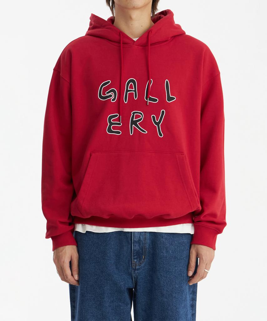 Gallery Logo Hoodie - Red