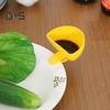 5Pcs Dip Clip Bowls for Plates Seasoning Dish Dip Containers Table Bowl Dip Clips Plate Holder Plastic Spice Bowls Kitchen Utensils