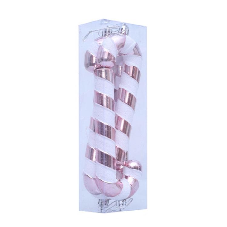 Decorative Accessories Candy Canes Ornament Durable Plastic Christmas Tree Decorations For Holiday Homes Party