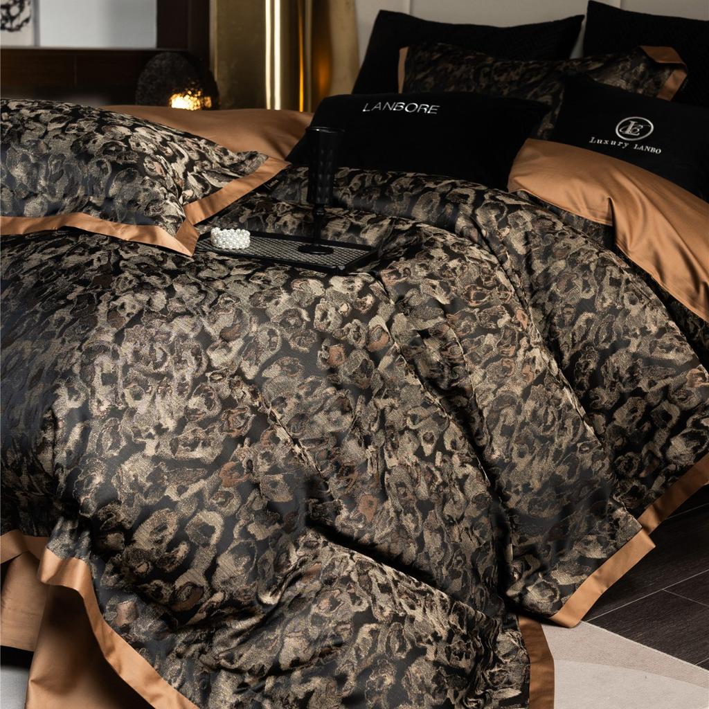 Light Luxury Style High-Precision Brocade Super Soft Bedding Bedding Pure Cotton Long-Staple Cotton