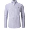 European and American Style Men's Spring Autumn Top 100% Cotton Shirt Long Sleeve Business Menswear