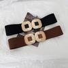 Highquality Womens Faux Leather Wide Waist Belt For Trendy Outfits Summer