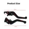 Motorcycle Brake Handle Motorbike Modification CNC Clutch Drum Brake Lever Handle Adjustable Handlebar Set Modified Parts