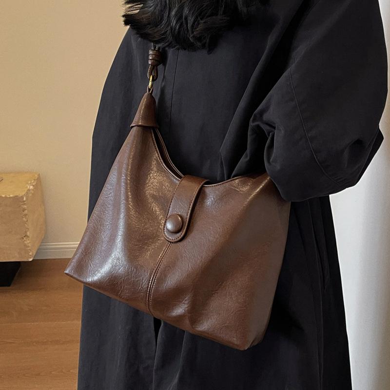 

Сумка-тоут женская 2025 новая кожаная женская сумка Maillard большая вместительная высококачественная сумка-мессенджер через плечо багаж