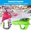 Snowball Clip Winter Intelligent Snowball Clip Plastics 2IN1 Outdoor Snowball Toy  Winter Outdoor