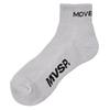 Move Sports MX00 Descente Short Socks with Sole and Arch and Comfort for and Running (ST5SSO00U) 3-Pair Right-Angle Pile-Tone Heel, Support, Training,