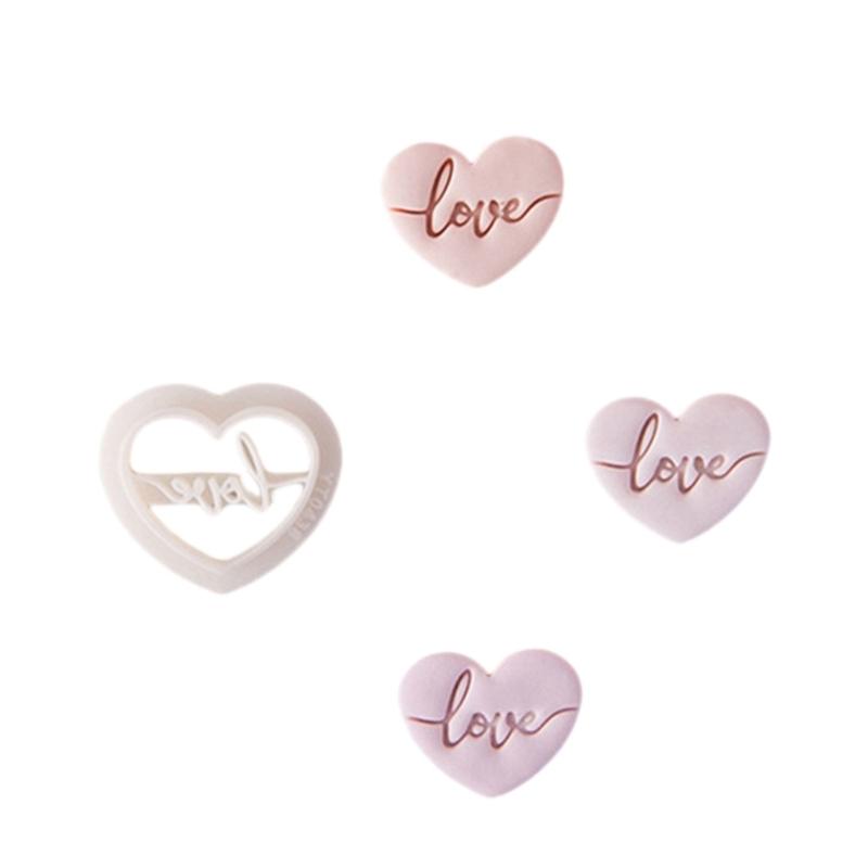 Heart Clay Cutters Clay Jewelry Cutters Valentine's Day Clay Earring Cutters DIY Earrings Accessories for Jewelry Making