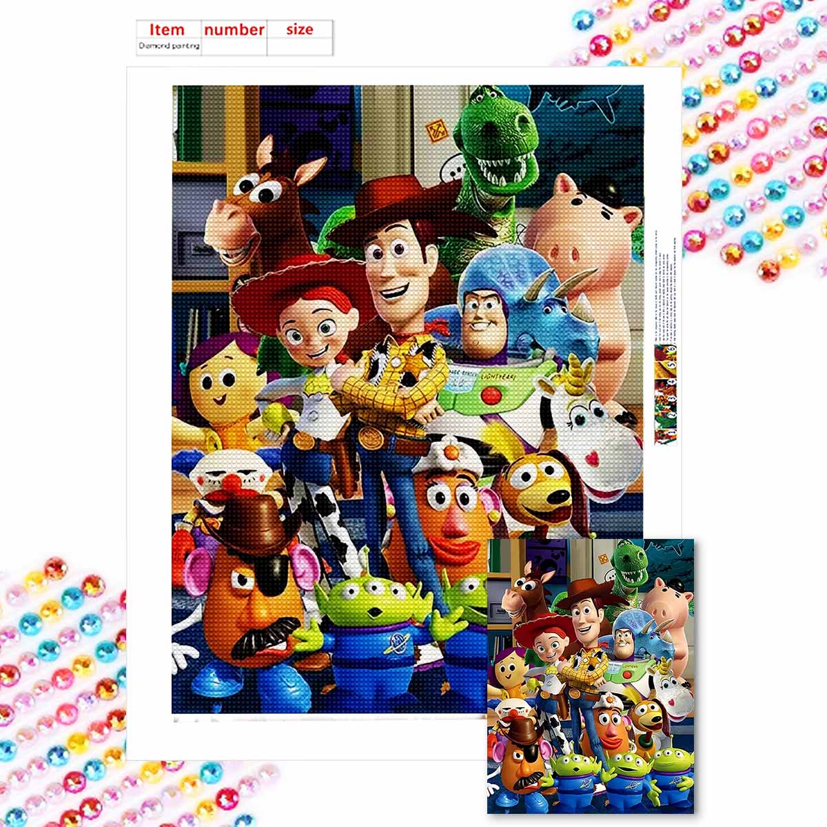 

Игрушка для алмазной вышивки своими руками, Семейный набор для вышивания крестом, Мозаичное искусство, Алмазная вышивка, Полная выкладка, Алмазная домашняя декорация Round 20x30cm