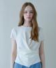 Hillioteu Wrap Button Half Knit_Ivory