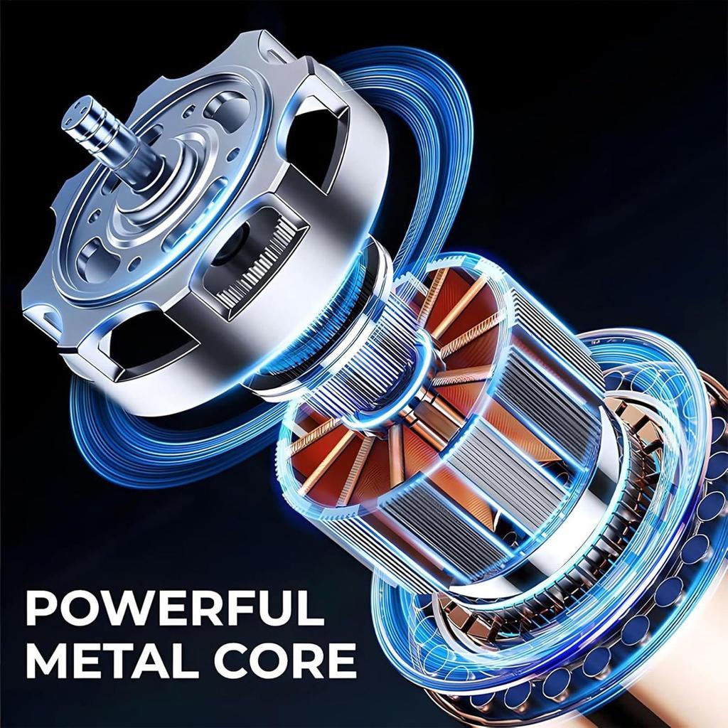 Car Buffer Polisher Portable Car Polishing Machine Cordless 2-Speed Polisher for Detailing Metal Furniture Glass Truck RV