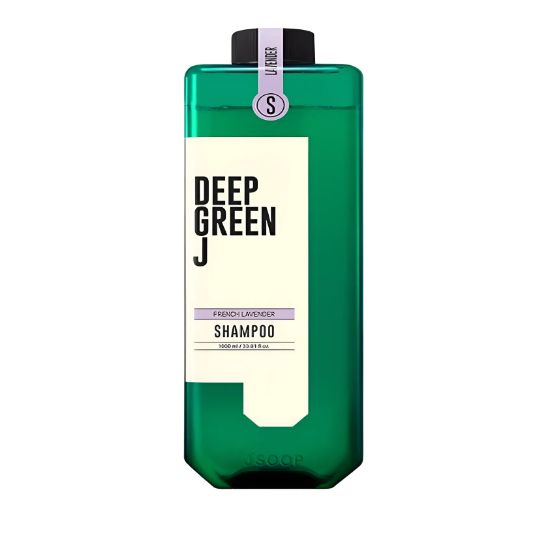 Deep Green J Aroma Vegan Shampoo French Lavender Moisturizing Korean Hair Shampoo 1000ml