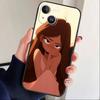 T-Rapunzel Princess Phone Case For iPhone 17 16 15 14 13 12 Max Plus Silicone Black Cover