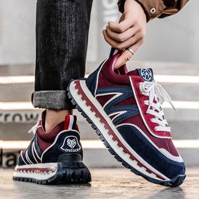 Mode Nische Designte Low Top Casual Low Top Sportschuhe für Herren 2025 Herbst Modetrend Vielseitige Bequeme Dickbesohlte Sneaker