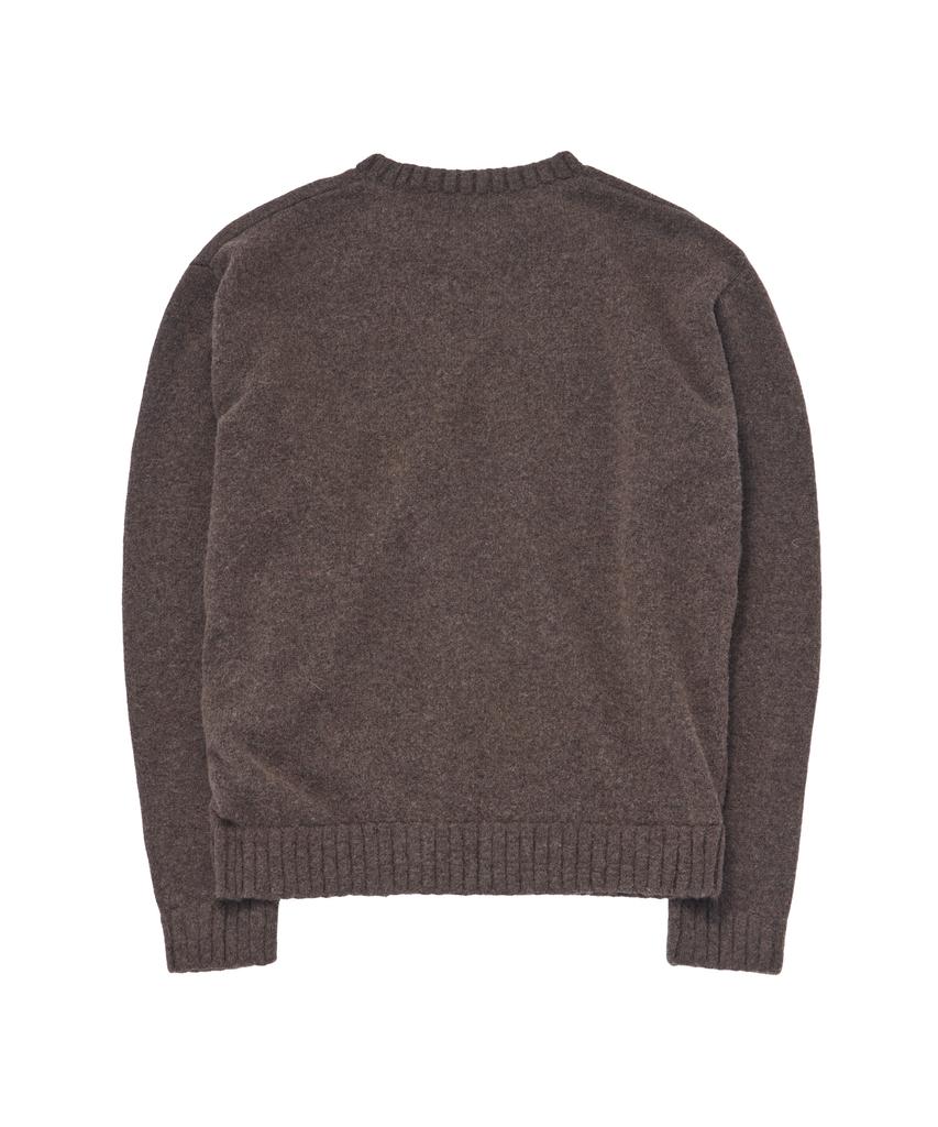 Kkotte Ctt Lettering Knit (Brown)