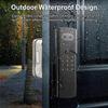 Tuya Wifi Fingerprint Lock Waterproof Intercom Face Recognition Code RFID Card Anti-theft Intelligent Door Lock with Doorbell