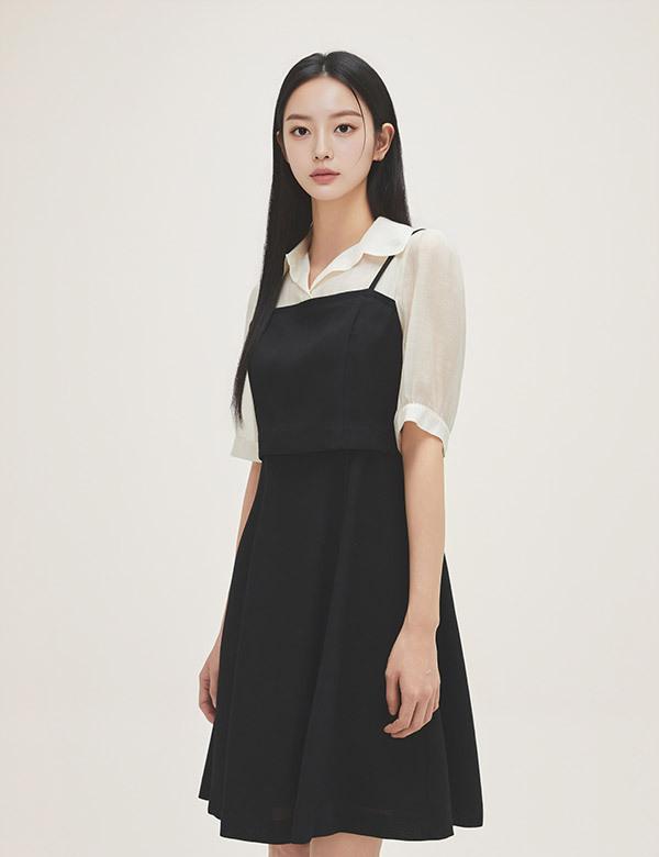 Roem Bustier Layered Dress Rmowg24R11