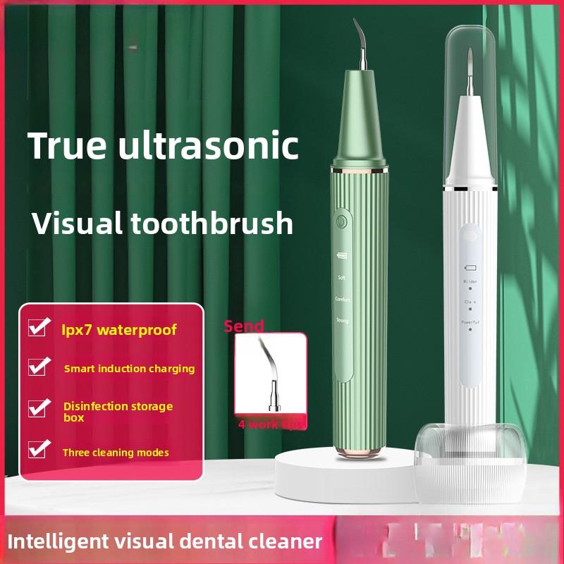 New Portable Dental Cleaner Household Teeth Cleaning Electric Dental Beauty Instrument Ultrasonic Visual Dental Cleaner
