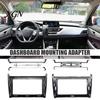 Dashboard Mounting Adapter 9 Inch Radio Dash Kit for Volkswagen 2014, Car Stereo Navigation Fascia Panel Center Control Trim with Brackets Screws,
