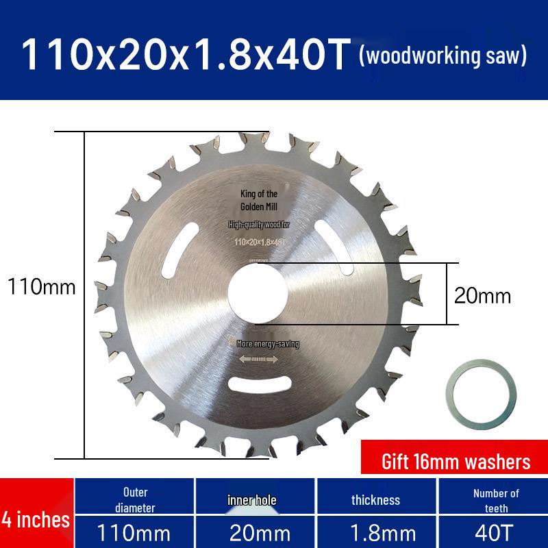 10-Inch Wood and Marble Diamond Saw Blade for Circular Saws