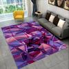 Retro Natural Crystal Ore Stone Area Rug Carpet for Living Room Bedroom Home Decor,kids Play Non-slip for Sofa Doormat Gift