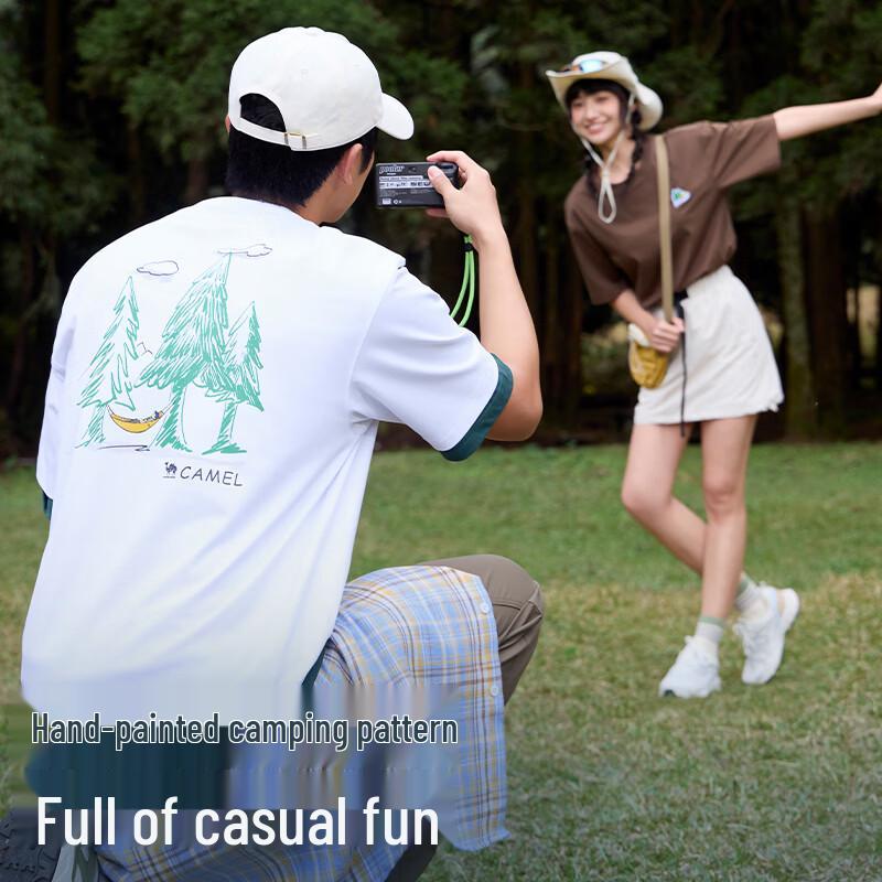 CAMEL Unisex Three-Proof Outdoor Casual Short Sleeve T-Shirt