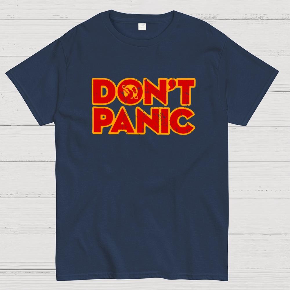 Dont Panic Cotton Summer Casual Cool Loose T-Shirt