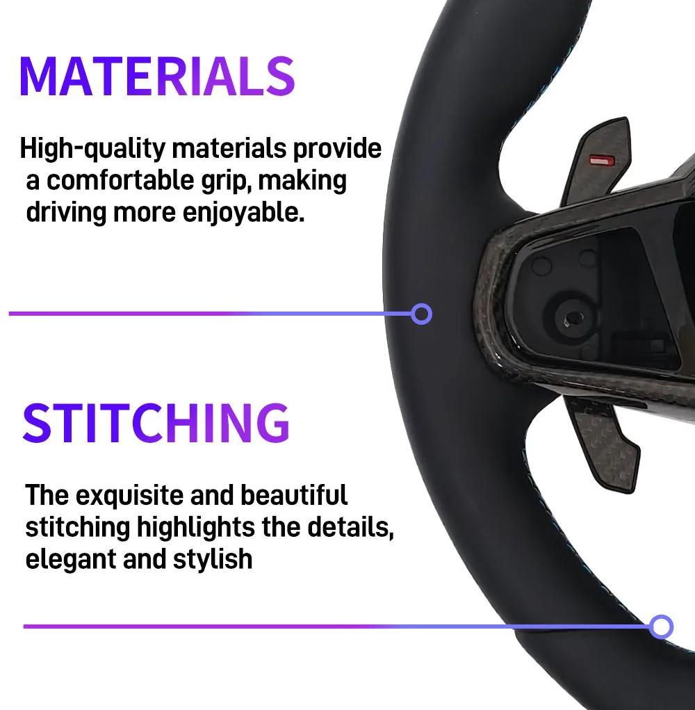 CS Nappa Leder Kundenspezifisches Sportlenkrad Für BMW 3 4 5er G01 G20 G21 G80 G81 G22 G23 G26 G30 G32 G87 G80 Autozubehör