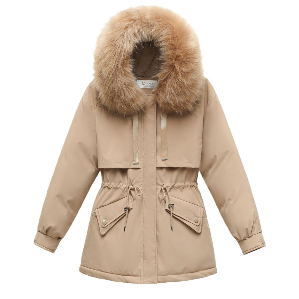 Short Winter New Korean Version Cotton-padded Jacket with Fleece and Thicker Jacket