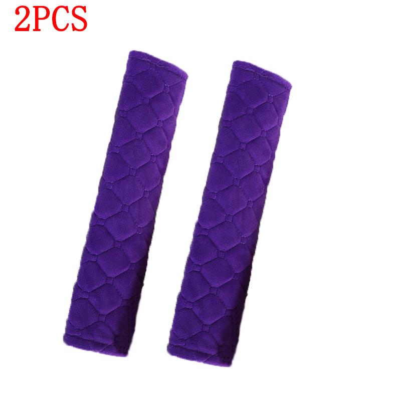 2Pcs Universal Car Seat Belt Cover Adjustable Soft Plush BackPack Strap Kids Adults Car Seat Belt Shoulder Pads Auto Accessories