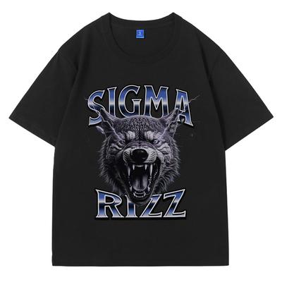 T-Shirt Sigma Rizz Αστείο Γραφικό T-Shirts Meme Ανδρικά Ρούχα Αισθητική 90s Δώρο για Αυτόν Κοντομάνικο Ρετρό Harajuku T-shirts Άνδρας