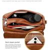Womens Soft Retro Oil Wax Crossbody Bag Large Capacity Fashion Bag With Adjustable Strap Casual Trendy Single Shoulder Handbag