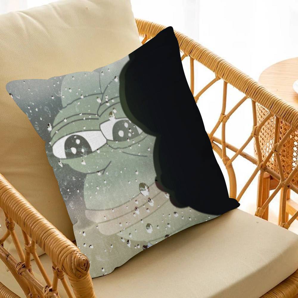 Funny P-Pepe The Frog Pillow Anime Pillow Sofa Bed Head Pillow Cover Cushion Cover Fashion