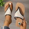 Fashion 2025 New Summer Flip Flops Women’s Slippers Plus Size Hot Sale Casual Low Heel Sandals for Outdoor Daily Beach Slippers Zapatos