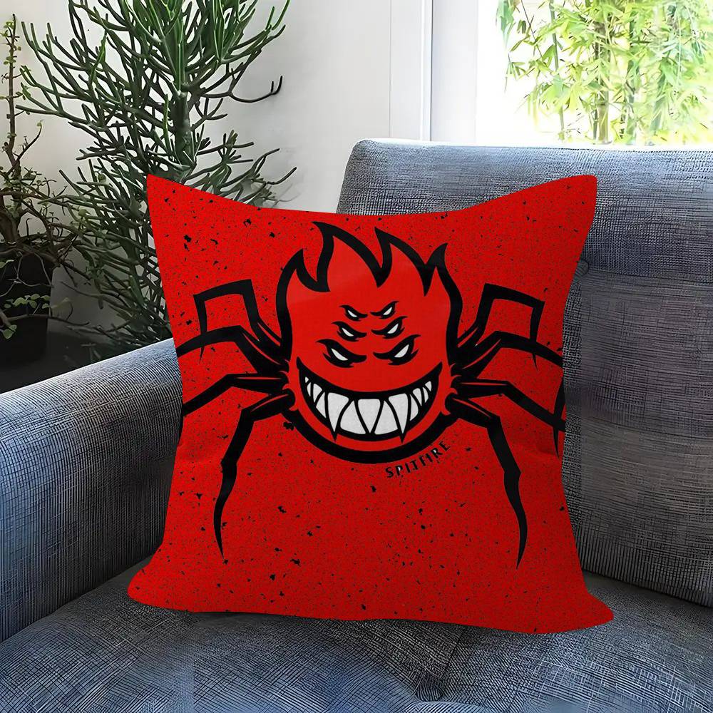 Logo Skateboard S-Spitfire Cushion Cover Pillow Cover Decor Pillowcase Printed Cushion Case For Couch