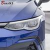 For Volkswagen VW Golf 8 MK8   2 Pcs Car Headlight Protective Film Smoked Black Tint Wrap Vinyl Transparent TPU Sticker