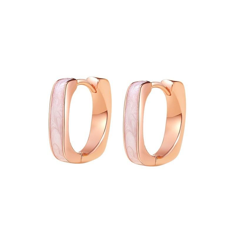 French White Fritillary Earrings Women's Light Luxury Niche High-end Summer Earrings