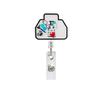 Id Card Holder Compact Nurse Badge Holder Acrylic Badge Holder Stylish Badge Clip For Hospital Office Workers Doctors